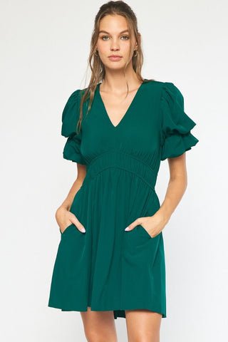 Bailey Hunter Green Dress