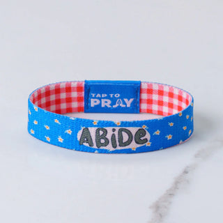 Abide Kingfolk Series Wristband | Tap To Pray