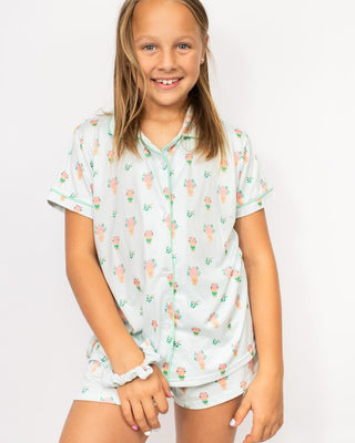 Girl's Love Blooms Here Sleep Set