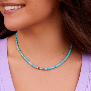 Turquoise Bead Choker Pura Vida – Sings My Soule Boutique