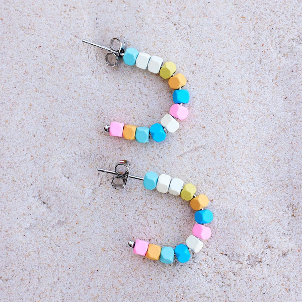 Bahama Bead Hoop Earrings | Pura Vida
