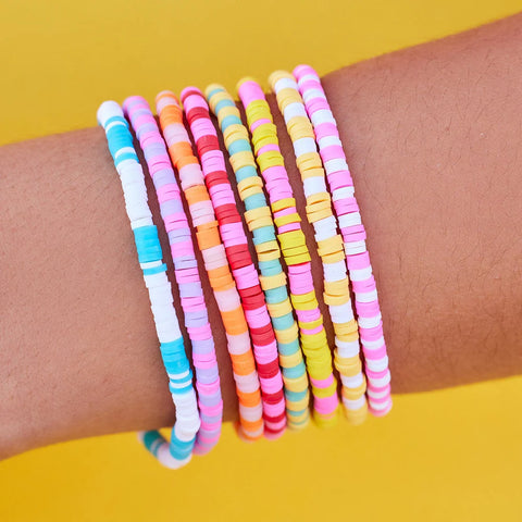 VACATION VIBES STRETCH BRACELET SET OF 8