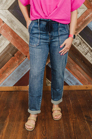 Vintage Wash Judy Blue Jogger