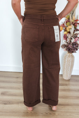 Cocoa Risen Barrel-Relaxed Jeans