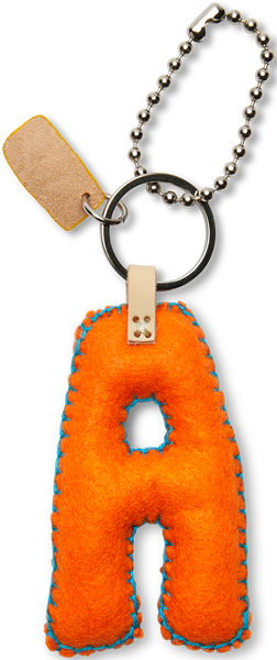 Orange Felt Alphabet Charms | Consuela