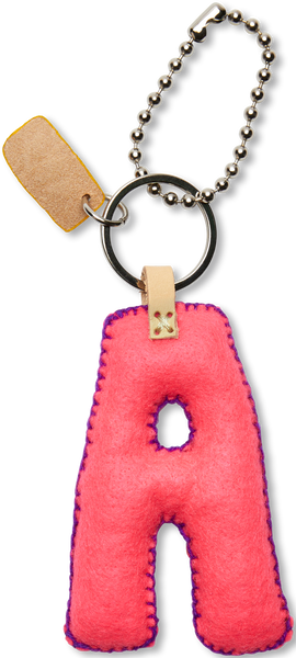 Pink Felt Alphabet Charms | Consuela