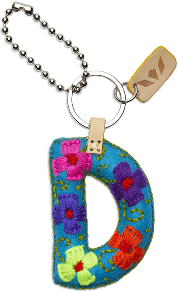 Turquoise Felt Alphabet Charms | Consuela