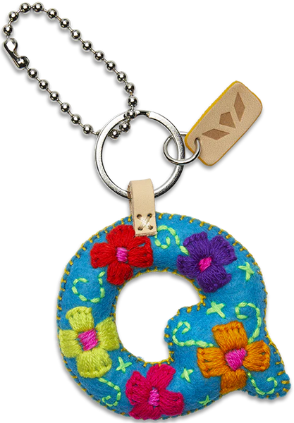 Turquoise Felt Alphabet Charms | Consuela