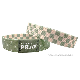 Cottage & Tile Wristband - Tap to Pray