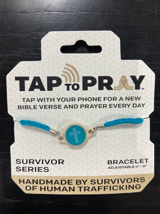 Turquoise Cross Braided Bracelet