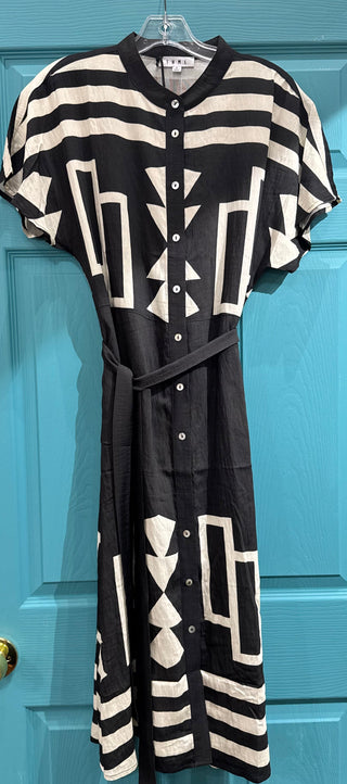 Black and White Beauty Dress