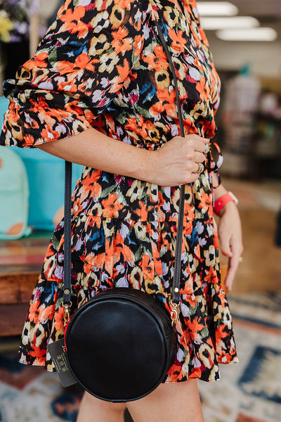 September Dress - Rust/Black
