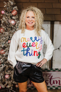 Merry Everything Sweater - Cream