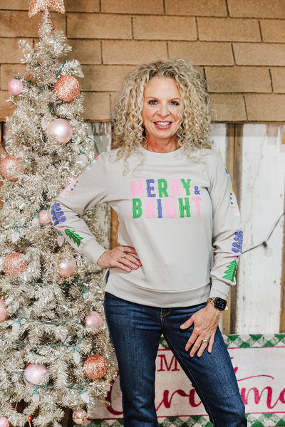 Merry EMBROIDERED Sweatshirt