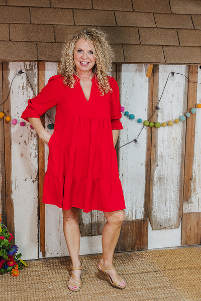 Bold Red Dress