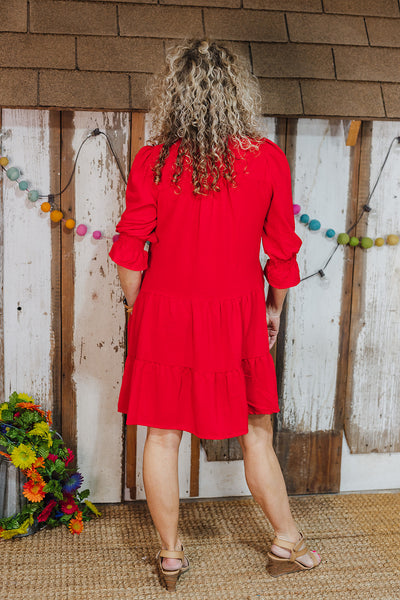 Bold Red Dress