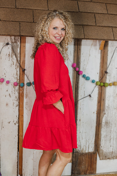 Bold Red Dress