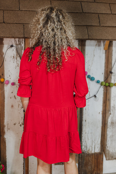 Bold Red Dress