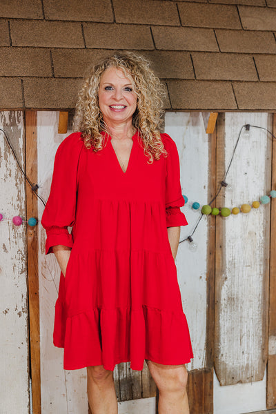 Bold Red Dress