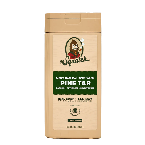 Pine Tar 14oz Exfoliating Body Wash | Dr. Squatch