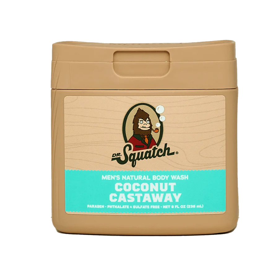 Coconut Castaway 8oz Body Wash | Dr. Squatch