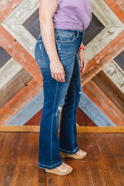 Mallory Mid-Rise Judy Blue Bootcut Jeans