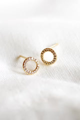 Halo Stud Earrings