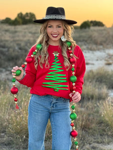 Puff Christmas Tree Sweatshirt