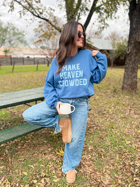 Make Heaven Crowded Sweatshirt - Blue