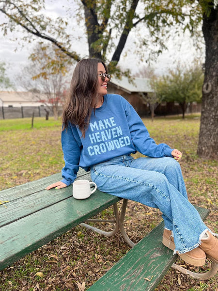 Make Heaven Crowded Sweatshirt - Blue