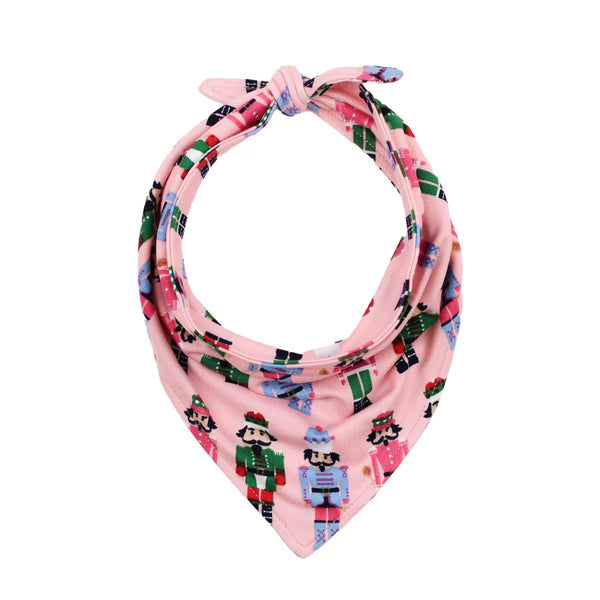 Pink Nutcracker March Dog Bandana