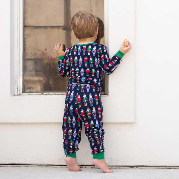 Kid's Nutcracker March Pajamas - Navy