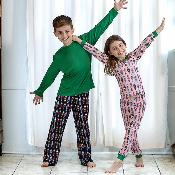 Kid's Nutcracker March Pajamas - Pink