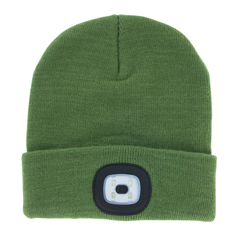 Green - Rechargeable Led Beanie