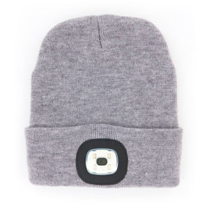 Grey Rechargeable Led Beanie | Night Scope