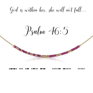 Psalm 46:5 - Necklace