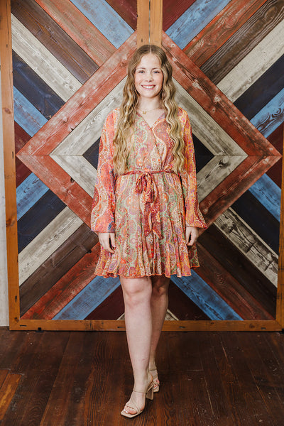 Fall Paisley Dress