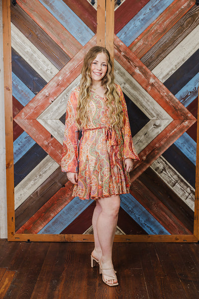 Fall Paisley Dress