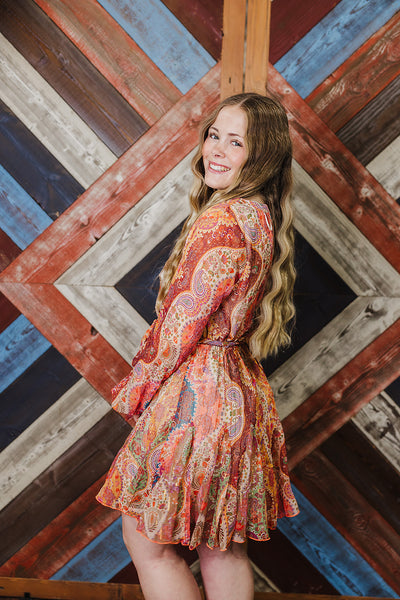 Fall Paisley Dress