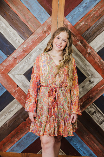 Fall Paisley Dress