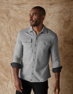 Graphite - Textured Knit Shirt