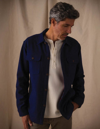 Brightside Flannel Lined Workwear Jacket - Navy
