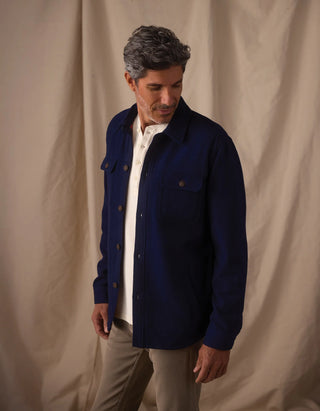 Brightside Flannel Lined Workwear Jacket - Navy