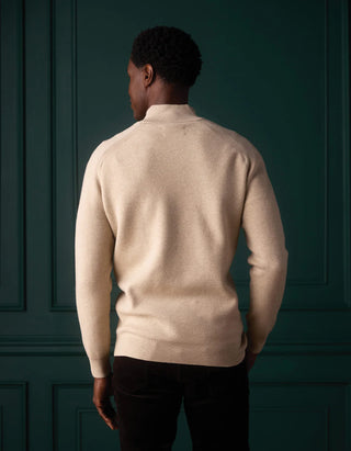 Cooper's Landing Quarter zip - Oatmeal