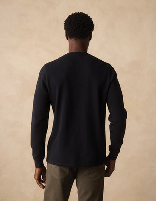 Vintage Thermal Crew - Black