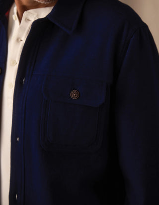 Brightside Flannel Lined Workwear Jacket - Navy