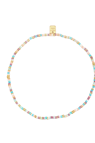 South Beach Seed Bead Stretch Anklet