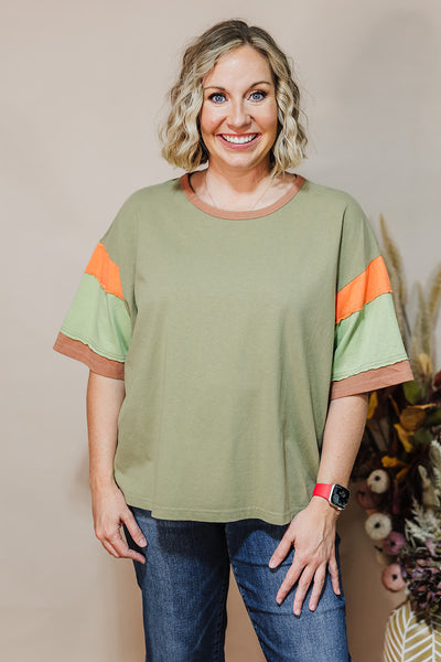 Sage Green Top