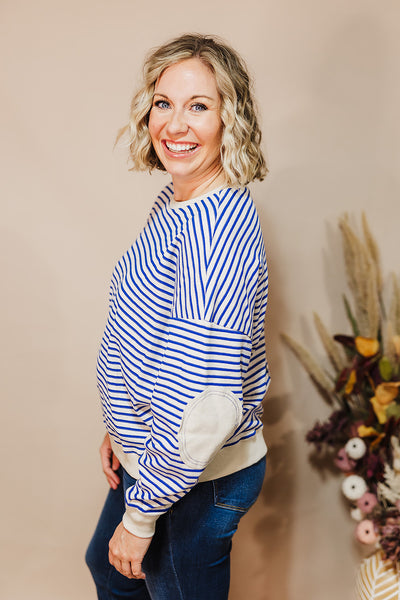 Blue Stripes Top