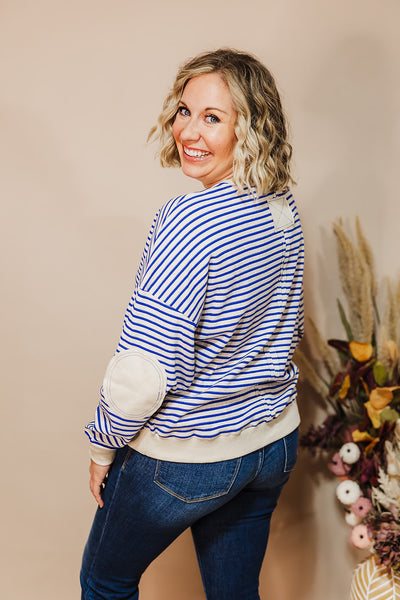 Blue Stripes Top